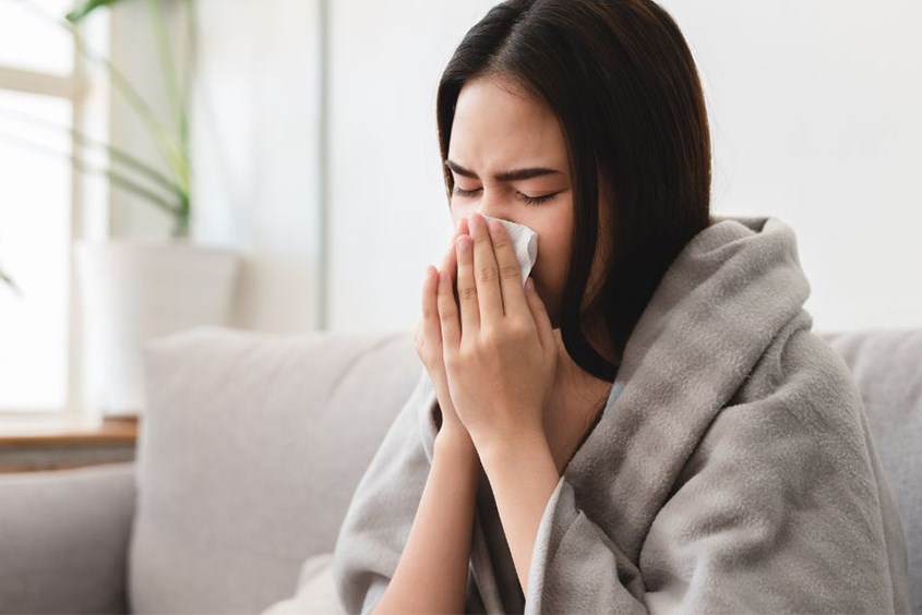 Cảm cúm là dấu hiệu mang thai