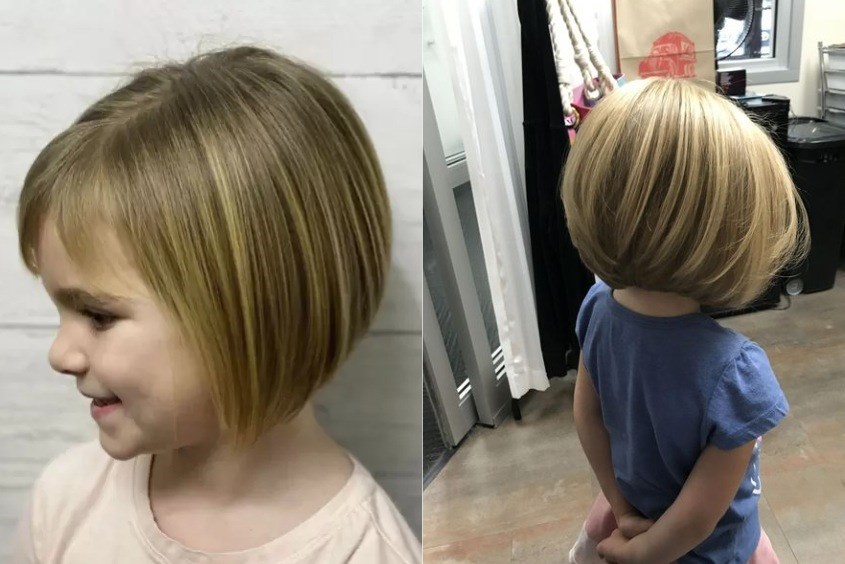 Kiểu tóc cho bé gái 3 tuổi cá tính