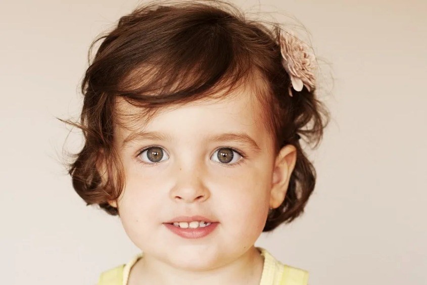 Kiểu tóc cho bé gái 3 tuổi năng động
