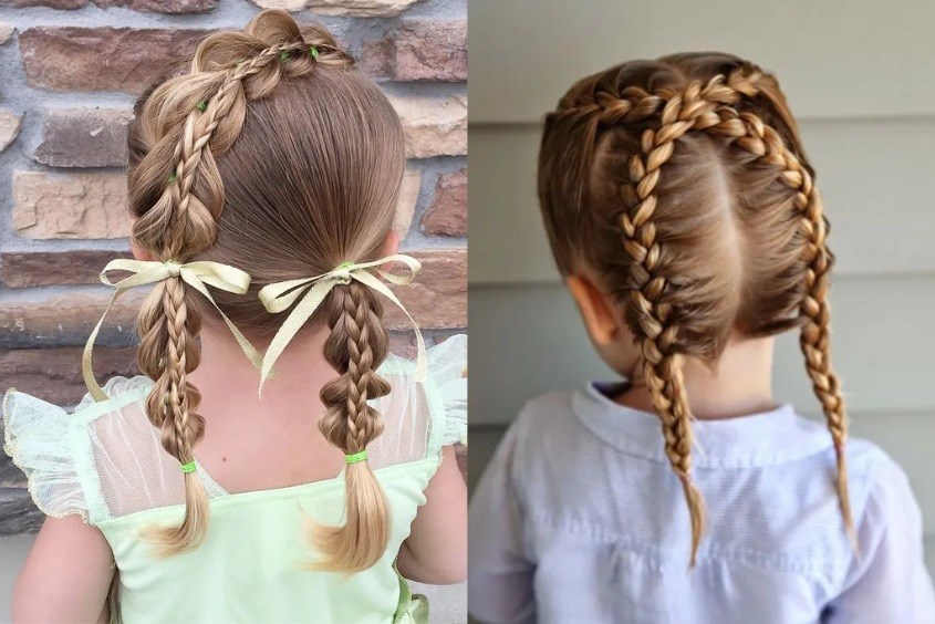 Kiểu tóc cho bé gái 4 tuổi xinh xắn