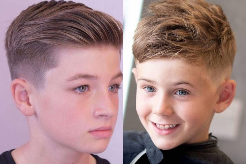 Những kiểu tóc cho bé trai 12 tuổi sành điệu
