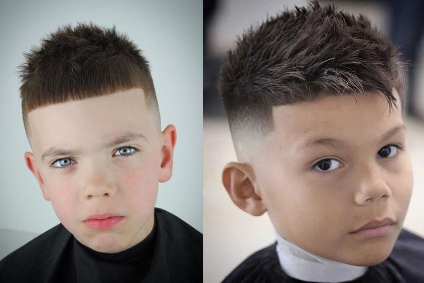 Kiểu tóc đầu đinh cá tính và thời trang cho bé trai 13 tuổi