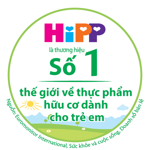 HiPP là thương hiệu số 1 thế giới về thực phẩm hữu cơ dành cho em bé