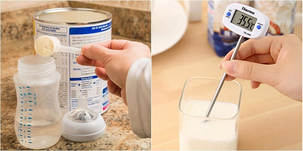 bảo quản sữa công thức cho trẻ 0-6 tháng