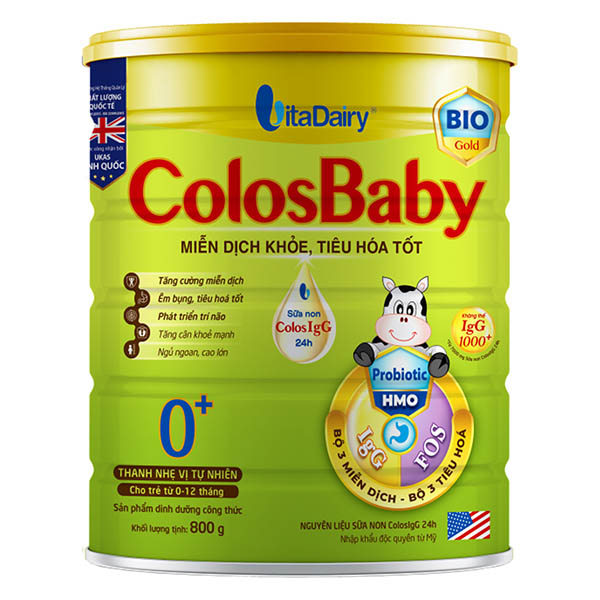 sữa công thức cho trẻ 0-6 tháng colosbaby
