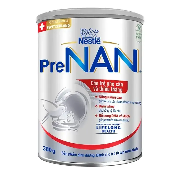 Sữa Pre Nan: sữa dành cho trẻ tiêu hóa kém