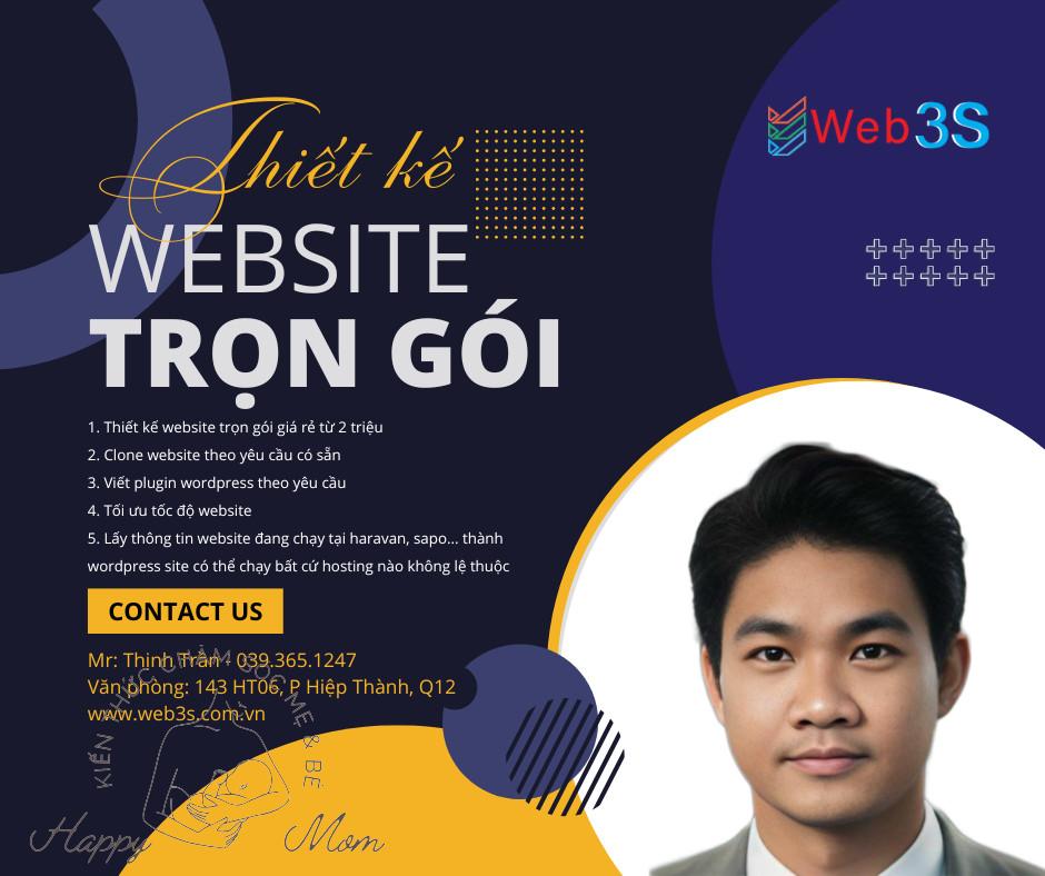 Trần Thịnh nhận thiết kế website, clone giao diện theo yêu cầu